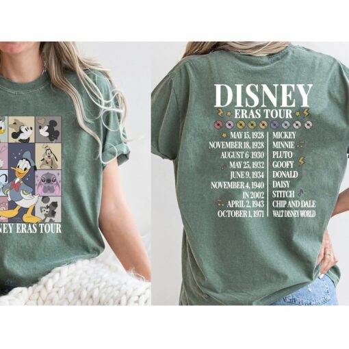 Comfort Colors®Vintage Disneyland Eras Tour Donald Duck Shirt