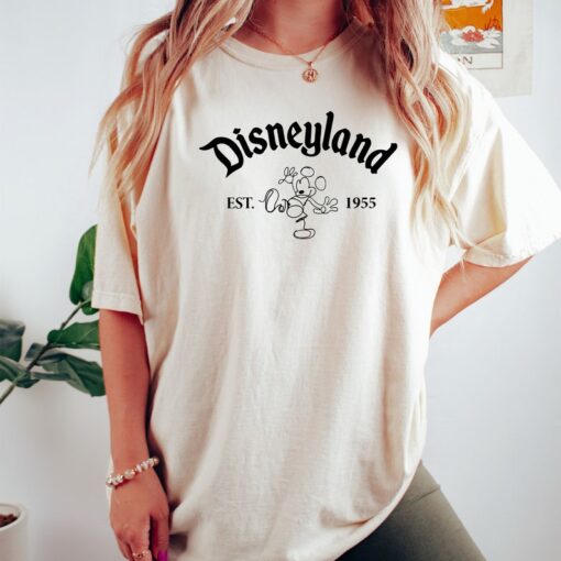 Comfort Colors® Mickey Est. 1955 Shirt, Disneyland Mickey Shirt