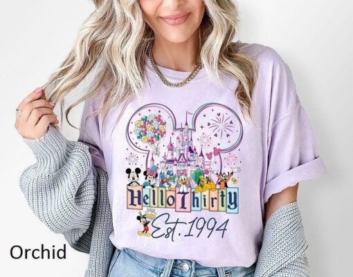 Custom Disneyland 30th Birthday Comfort Colors Shirt