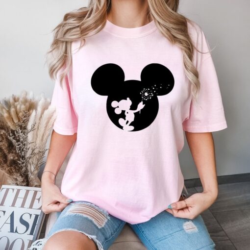 Comfort Colors® Mickey Dandelion Shirt, Cute Mickey Shirt