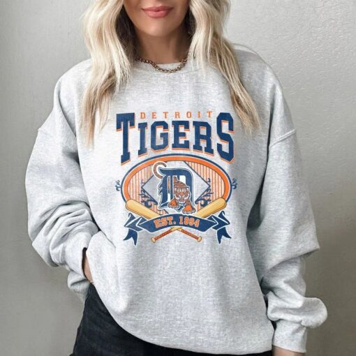 Vintage 90s Detroit Tigers Baseball Sweatshirt