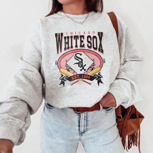 Vintage Chicago White Sox Baseball Sweatshirt, Chicago Crewneck Shirt