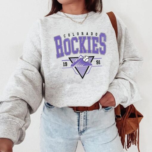 Vintage Colorado Rockies Baseball Sweatshirt