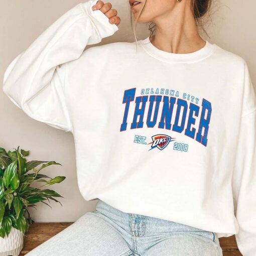 Vintage Oklahoma Thunde.r Sweatshirt