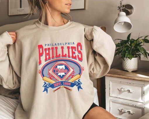 Vintage Philadelphia Phillies Baseball Sweatshirt