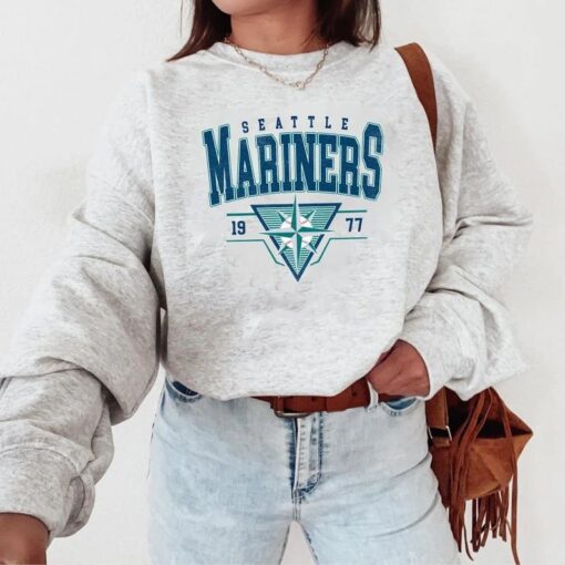 Vintage Seattle Mariners Baseball Baseball Sweatshirt