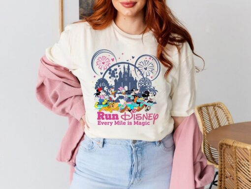 Mickey and Friends Run Disney Shirt-Every Mile Is Magic