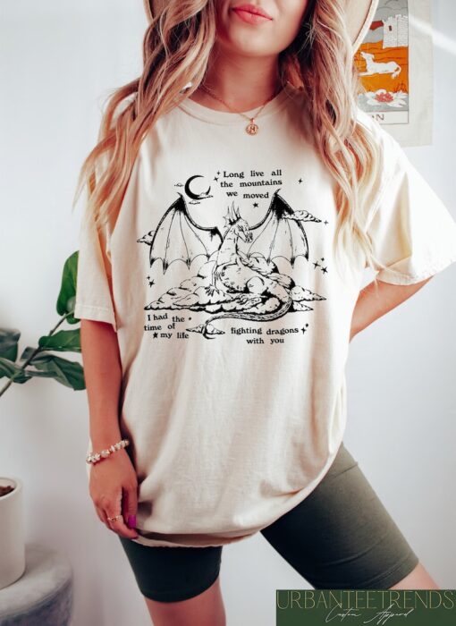 Retro Comfort Fighting Dragons With You Shirt