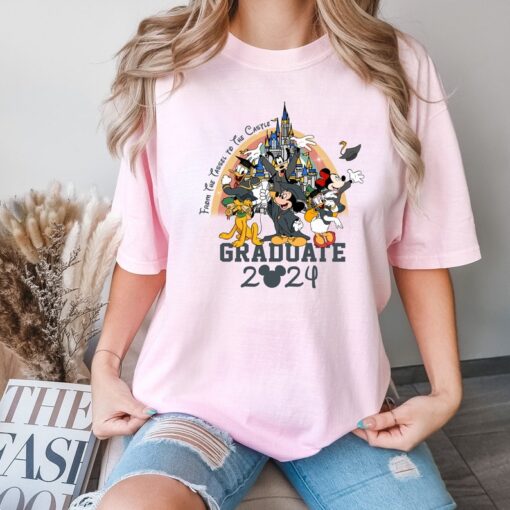 Comfort Colors® Mickey And Friends Graduate Shirt, Graduate 2024 Shirt