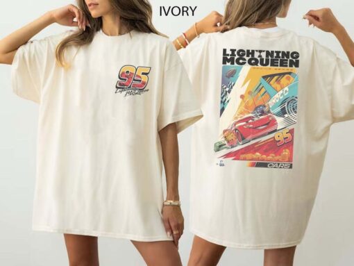 Retro Lightning McQueen Shirt, MC Queen Shirt, Disney Cars Shirt
