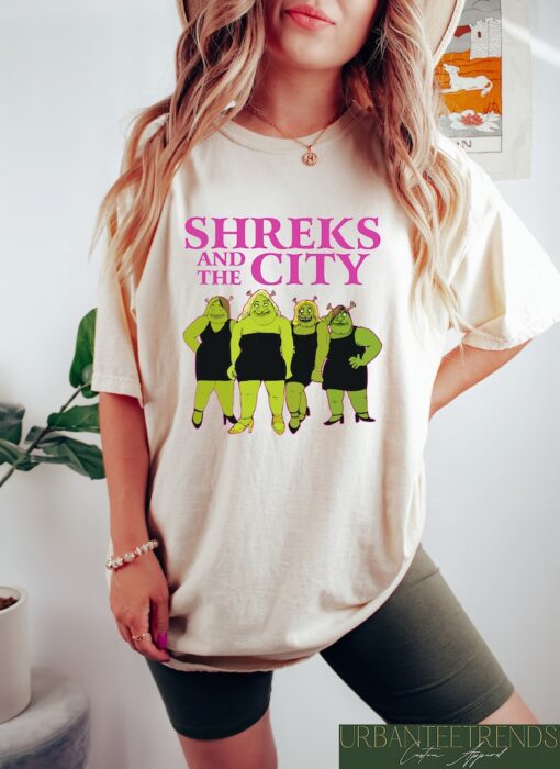 Shreks And The City Shirt, Shrek Funny Trending T-Shirt