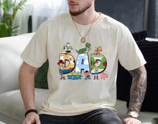 Dad Disney Toy Story Characters Shirt, Disneyland Dad Shirt