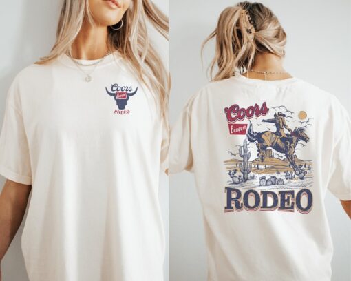 Coors Banquet Rodeo Shirt , Retro T-Shirt, Rodeo Tee, Coors T Shirt