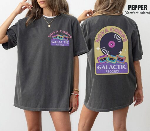 Vintage Galactic Records Comfort Colors Shirt, Nova Corps Shirt