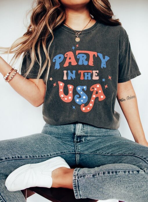 Retro Party in the USA shirt, 4th of July tee