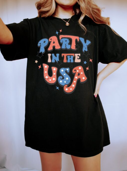 Retro Party in the USA shirt, 4th of July tee