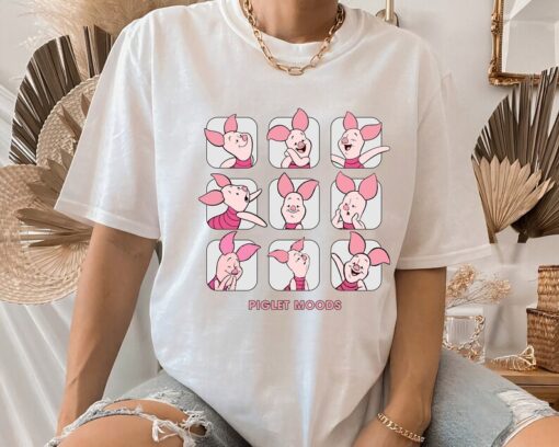 Disney Piglet Moods Shirt, Winnie The Pooh Magic Kingdom Tee