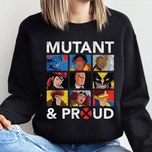 Marvel X-Men Mutant & Proud Retro Vintage T-Shirt
