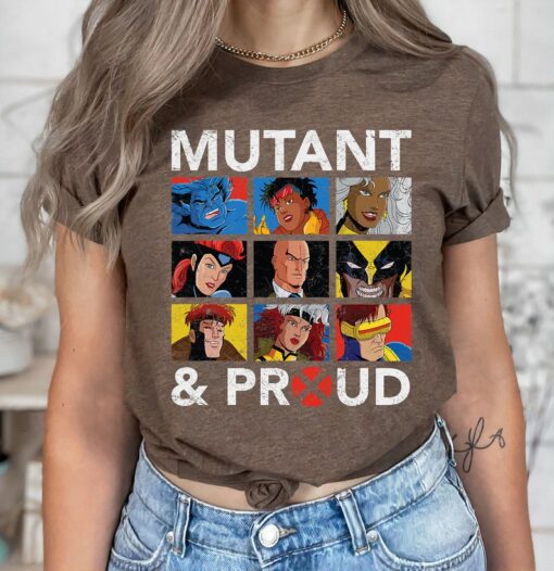 Marvel X-Men Mutant & Proud Retro Vintage T-Shirt