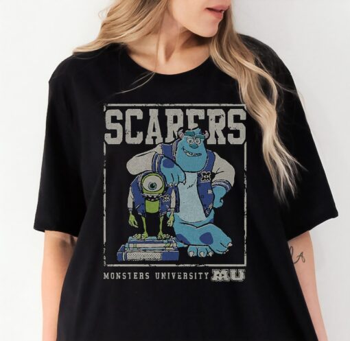 Disney Pixar Monsters University Mike And Sully Scarers T-Shirt