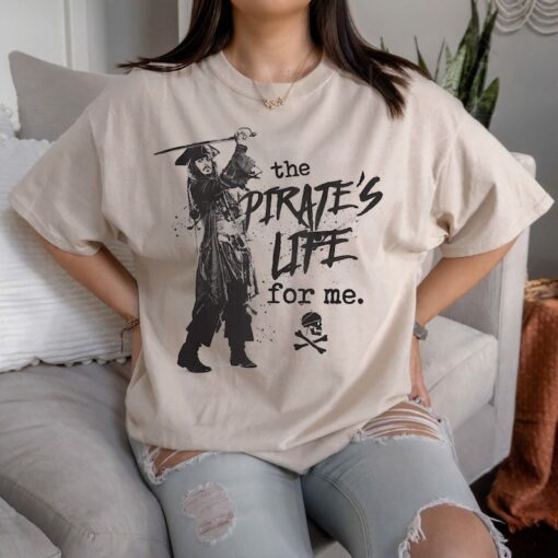 Disney Pirates of the Caribbean Graphic Shirt, Jack Sparrow Shirt