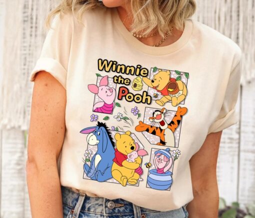 Disney Winnie The Pooh Retro Panel T-Shirt