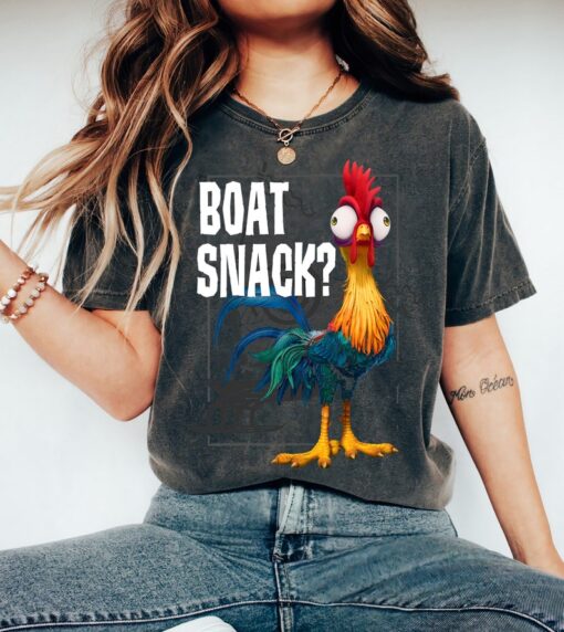 Disney Moana Hei Hei Boat Snack T-Shirt, Hei Hei Roaster