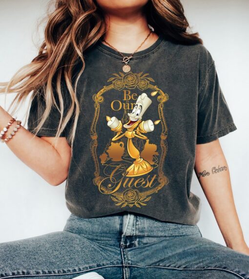 Disney Beauty And The Beast Be Our Guest Graphic T-Shirt