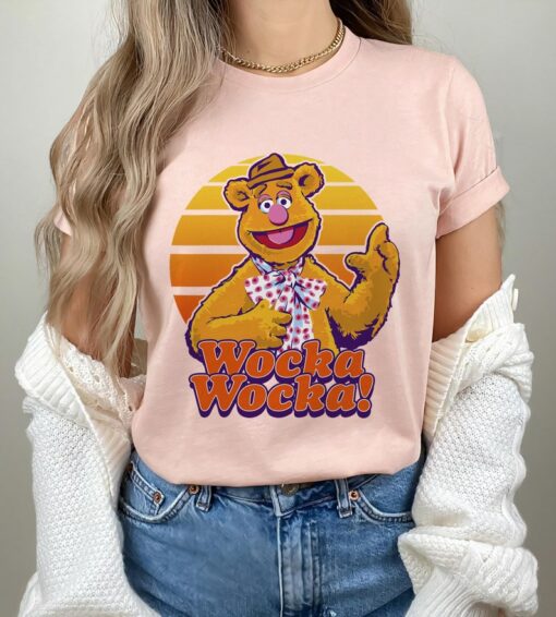 Disney The Muppets Fozzie Bear Wocka Wocka Portrait Characters T-Shirt