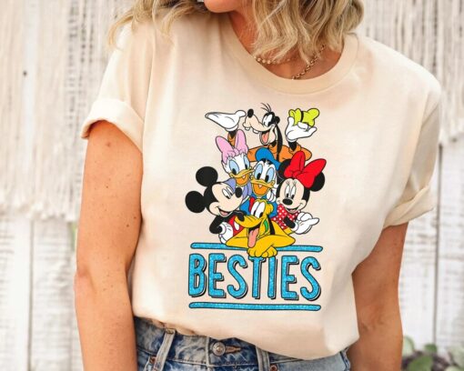 Disney Besties Squad Shirt, Mickey And Friends Shirt