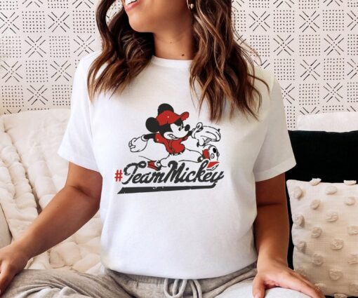 Team Mickey Shirt, Mickey Baseball Shirt, Mickey Shirt