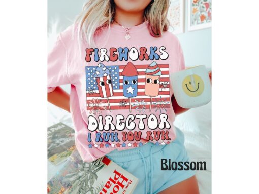 Comfort Colors® Fireworks Director Shirt, 4th of July Tee