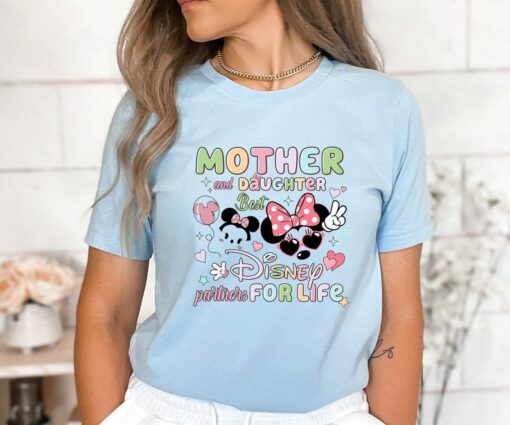Mother And Daughter Best Disney Partners For Life Shirt, Disney Shirt