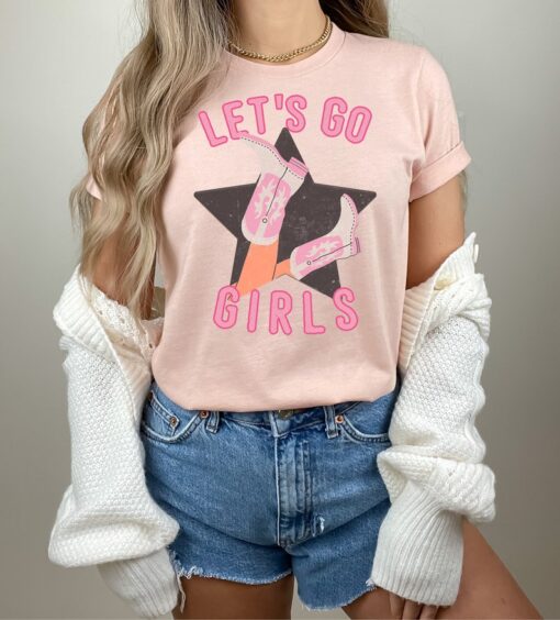 Let's Go Girls Child Shirt, Kids Graphic Tee, Rodeo Graphic Tee