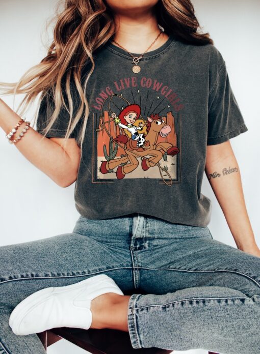 Vintage Disney Toy Story Jessie Shirt Long Live Cowgirls Shirt