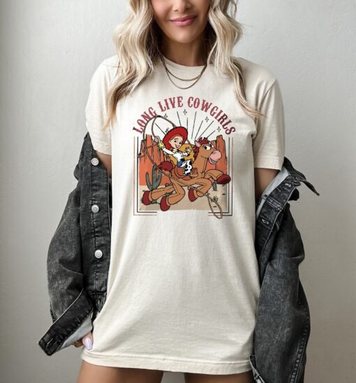 Vintage Disney Toy Story Jessie Shirt Long Live Cowgirls Shirt