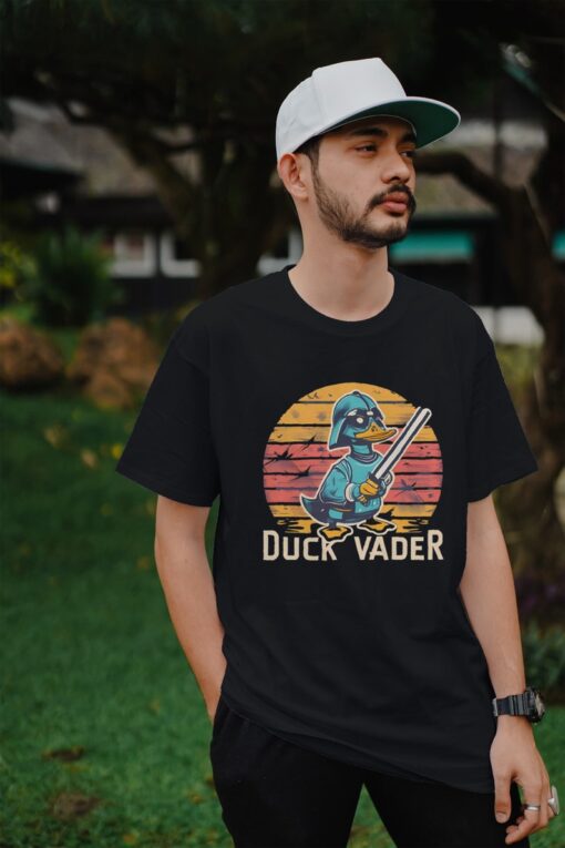 Duck Vader - Funny T-Shirt - Duck - Darth Vader - Star Wars Parody