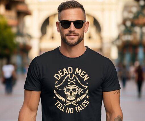 Dead Men Tell No Tales Pirates Of The Caribbean Men's Shirt Disney