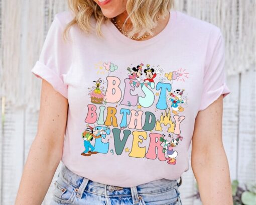 Disney Mickey and Friends Best Birthday Ever shirt
