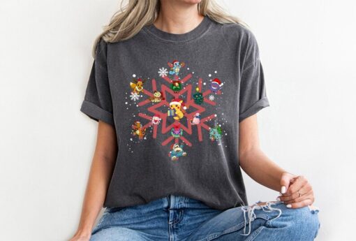 Comfort Colors® PKM Christmas Snowflake Shirt