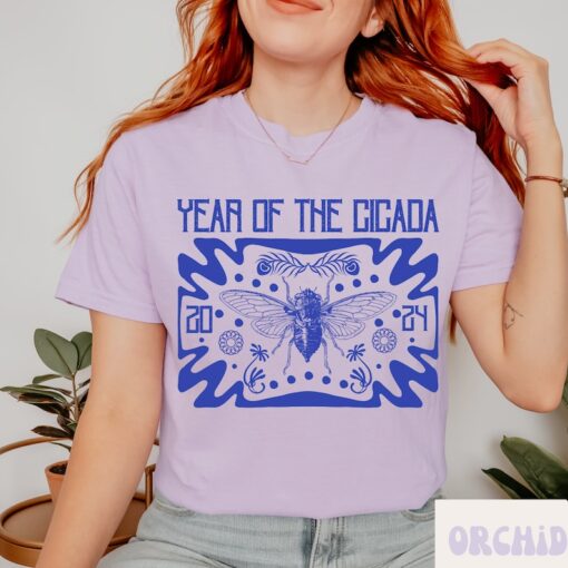 Cicada Comfort Colors Shirt 2024 Dark Academia Gifts Year of The