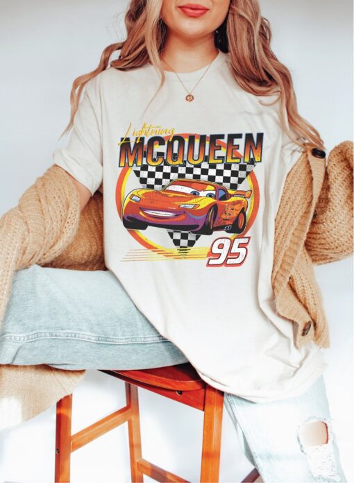 Retro Lightning McQueen 95 Disneyland Sweatshirt