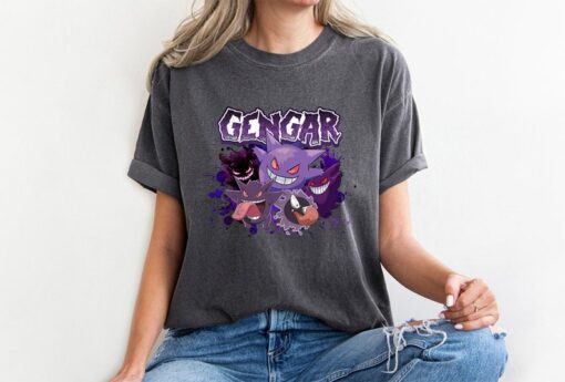 Comfort Colors® Gengar Inspired t-Shir, Funny PKM Gengar Shirt