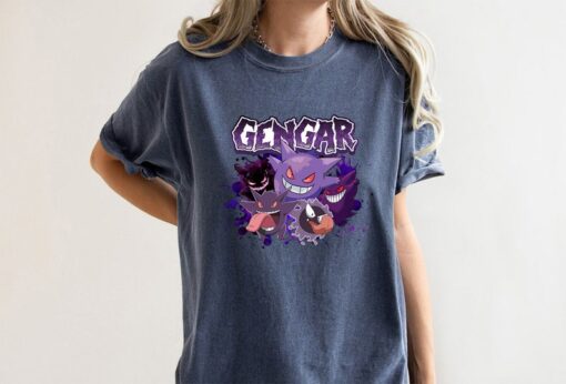 Comfort Colors® Gengar Inspired t-Shir, Funny PKM Gengar Shirt