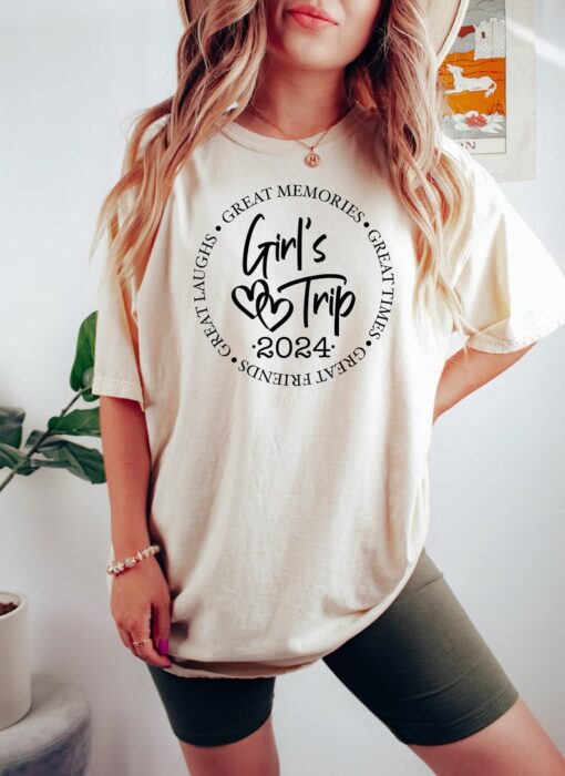 Girls Trip 2024 Shirt, Cheaper Than Therapy Shirt