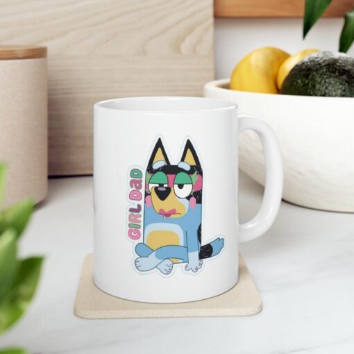 Dad Coffee Mug Gift For Toddler Dad Famous Blue Heeler Dad Coffee Hot