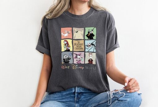 Comfort Colors® The Nightmare Before Christmas Characters Shirt