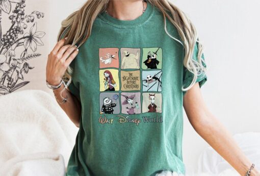 Comfort Colors® The Nightmare Before Christmas Characters Shirt