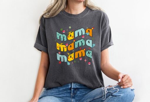 Mom Cartoon Anime, Mama Cartoon Shirt, PKM Characters Shirt