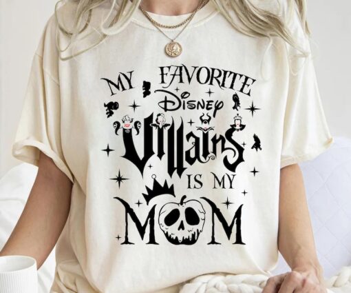 My Favorite Disney Villains is My Mom Shirt, Mother's Day Tee